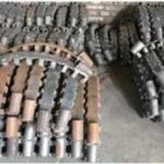 Clamp bands for gravel and slurry pump casings