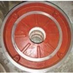 Rear liner plate for a slurry pump
