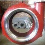 Cast high-chrome volute liner for a slurry pump